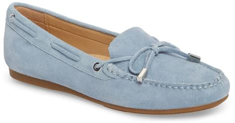 michael kors sutton blau|Sutton Leather Moccasin .